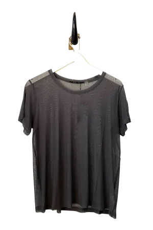 Silk Tulle Uniform Boyfriend Top