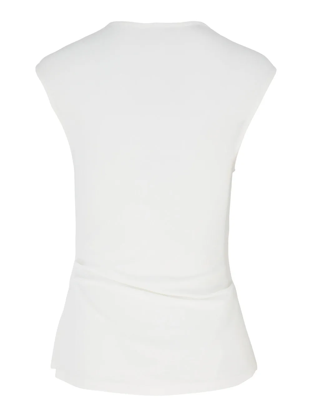 Simkhai Casmi Short Sleeve Top in Ivory