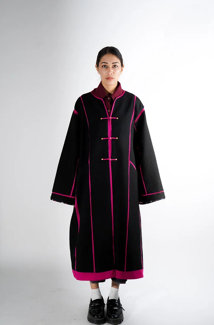 Skeleton Kimono Trench