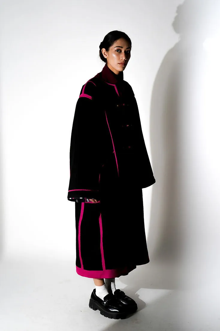 Skeleton Kimono Trench