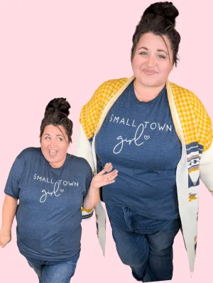 Small Town Girl Navy Tee