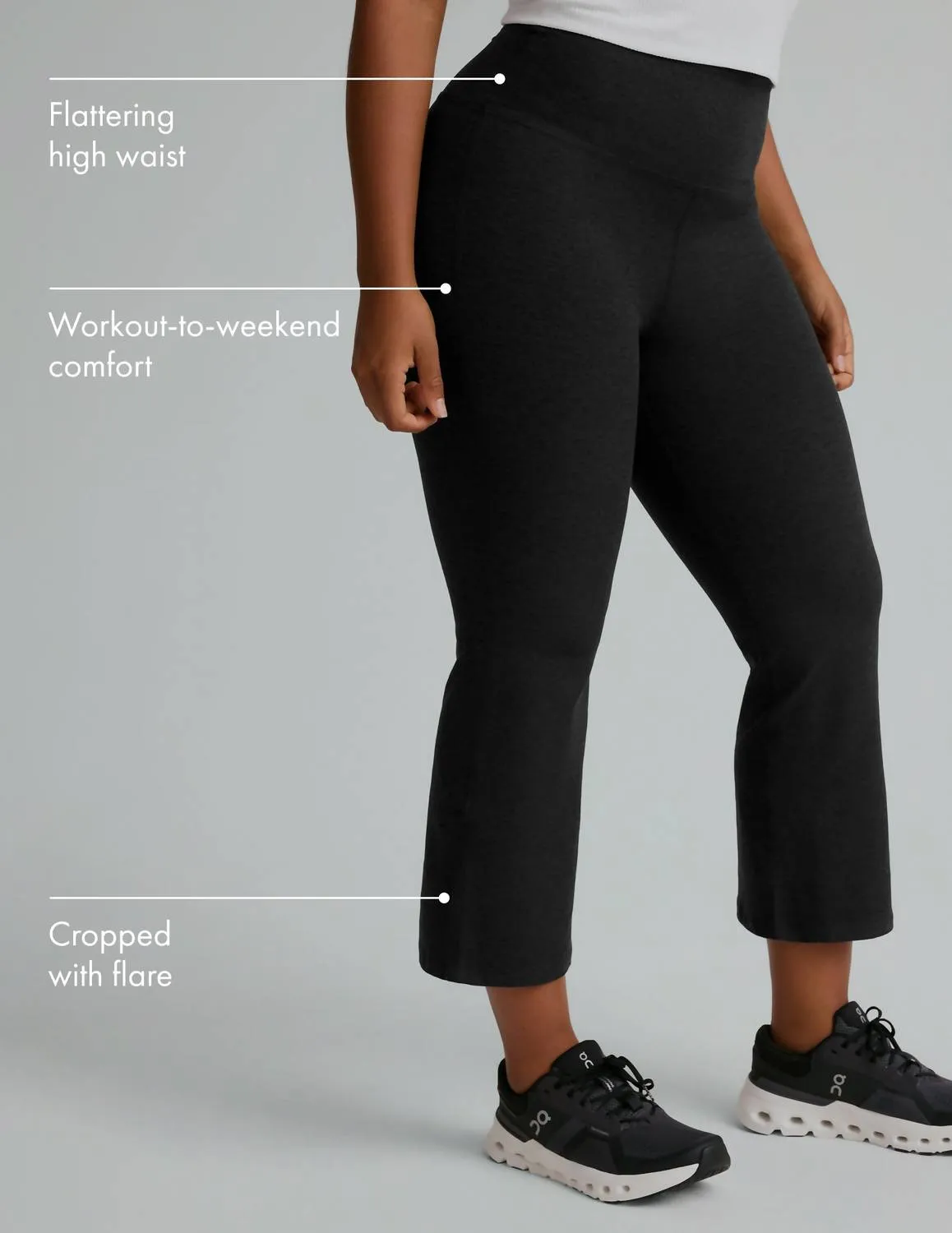 Spacedye Retro Cropped Pants In Darkest Night