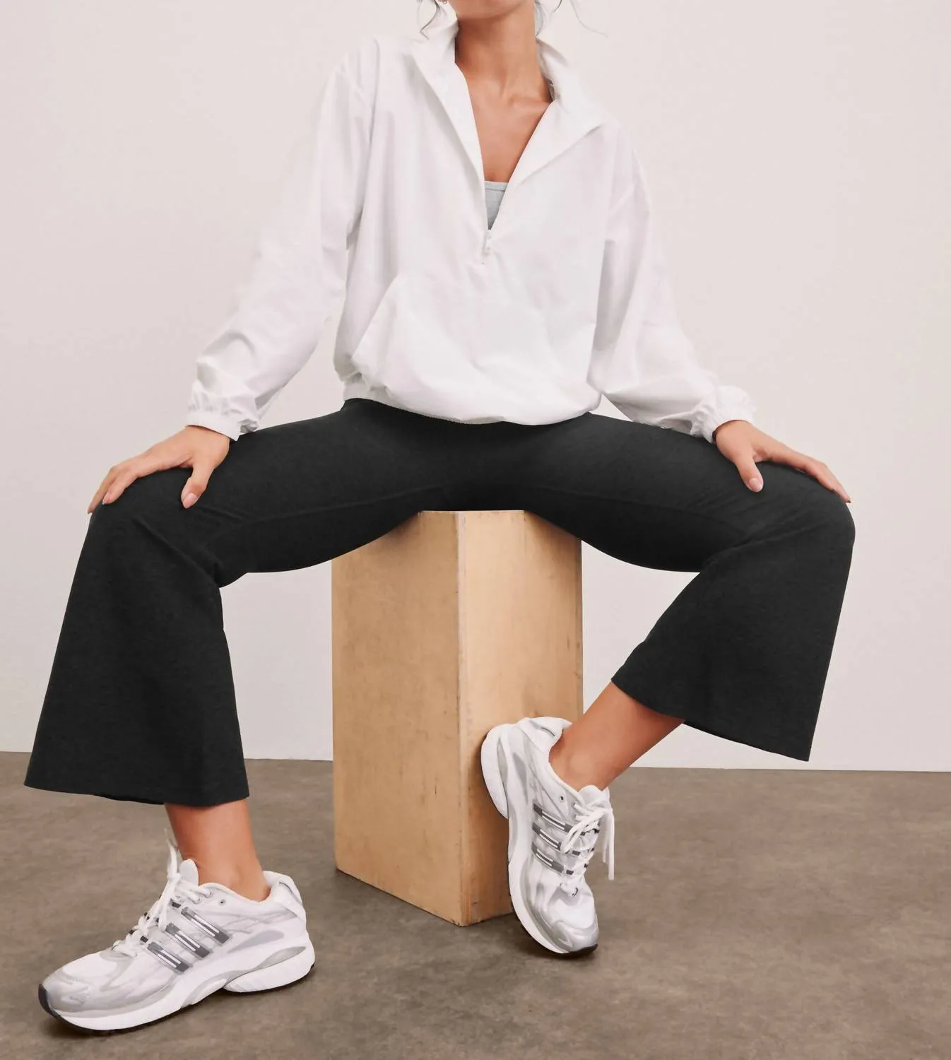 Spacedye Retro Cropped Pants In Darkest Night