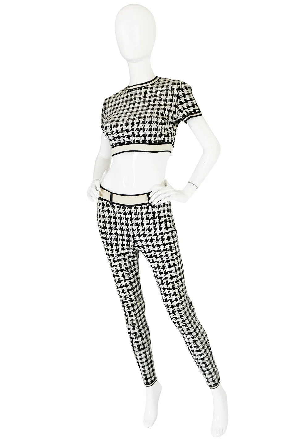 Spring 1991 Alaia "Tati"  Museum Held Crop Top & Leggings