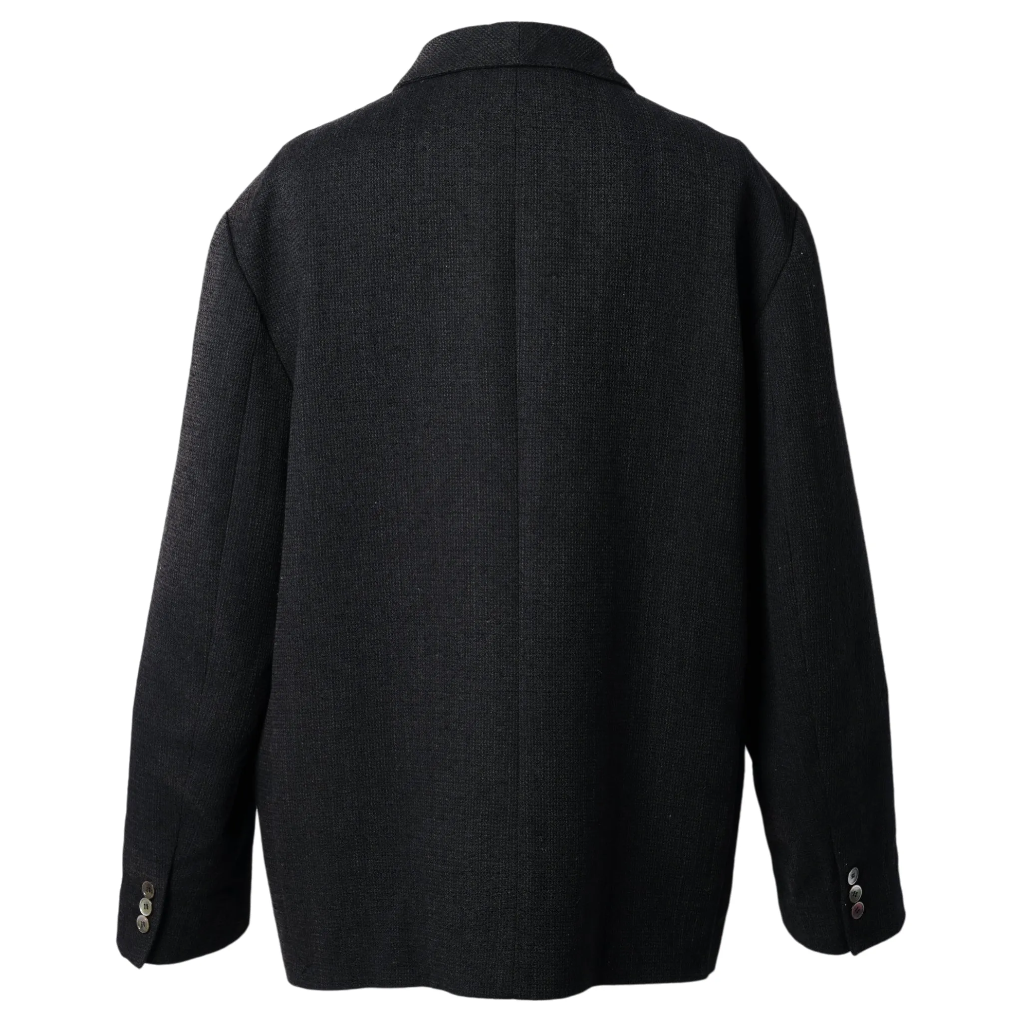 SUN-BLEACHED TAILORED JACKET / BLACK