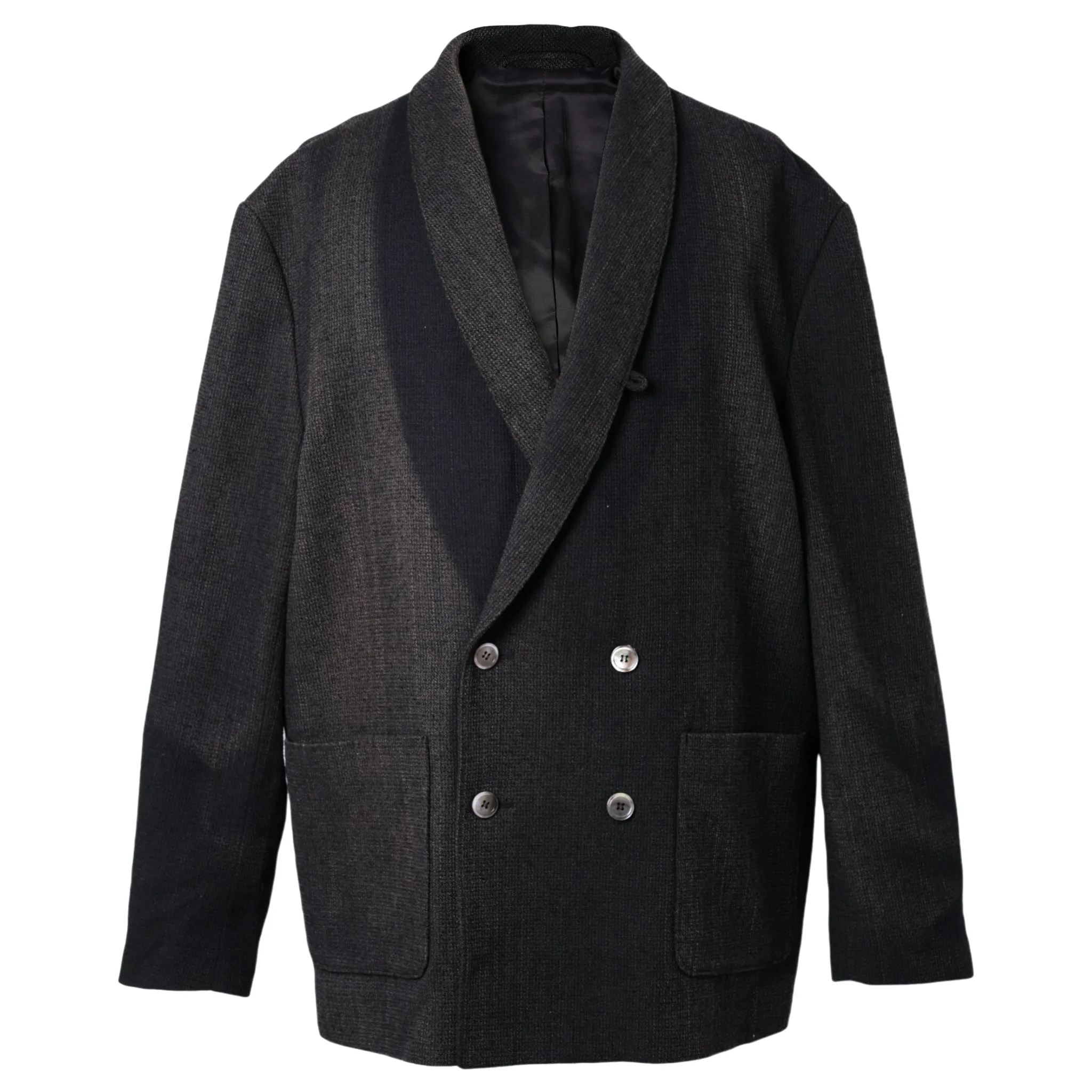 SUN-BLEACHED TAILORED JACKET / BLACK