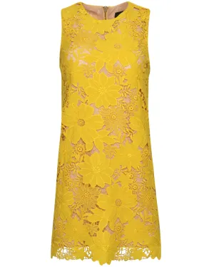 Sunflower Lace Shifter Dress