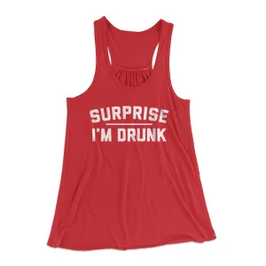 Surprise I'm Drunk Women's Flowey Tank Top