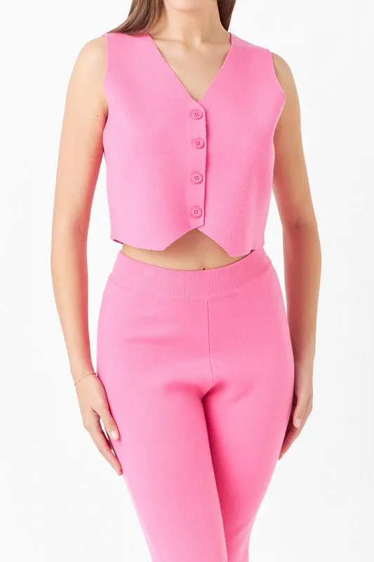 Sweater Vest Top