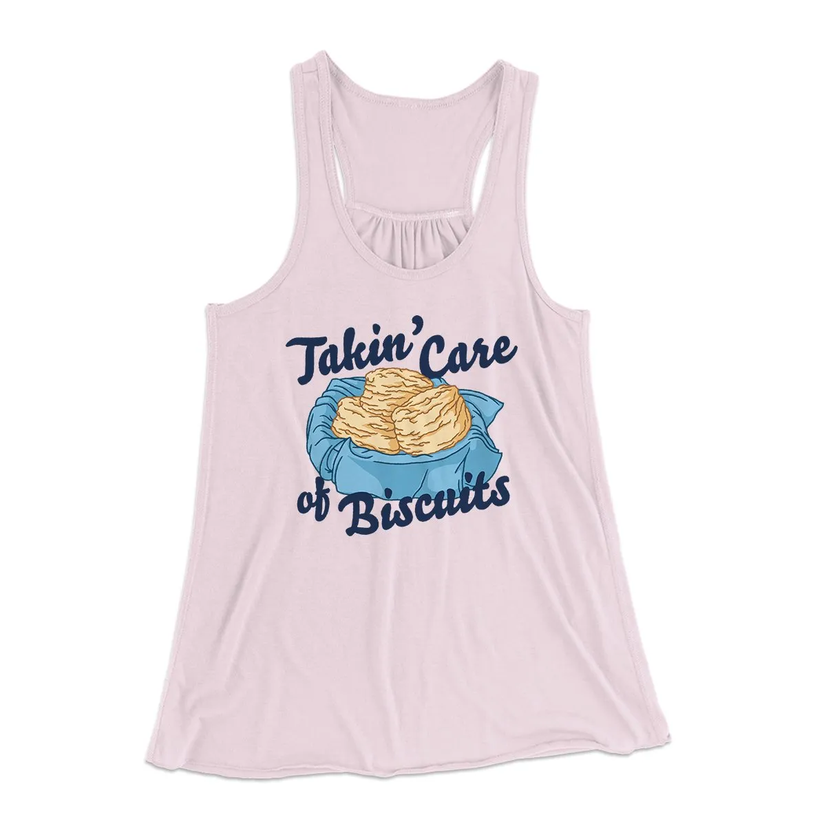 Taking Care Of Biscuits Funny Women's Flowey Tank Top