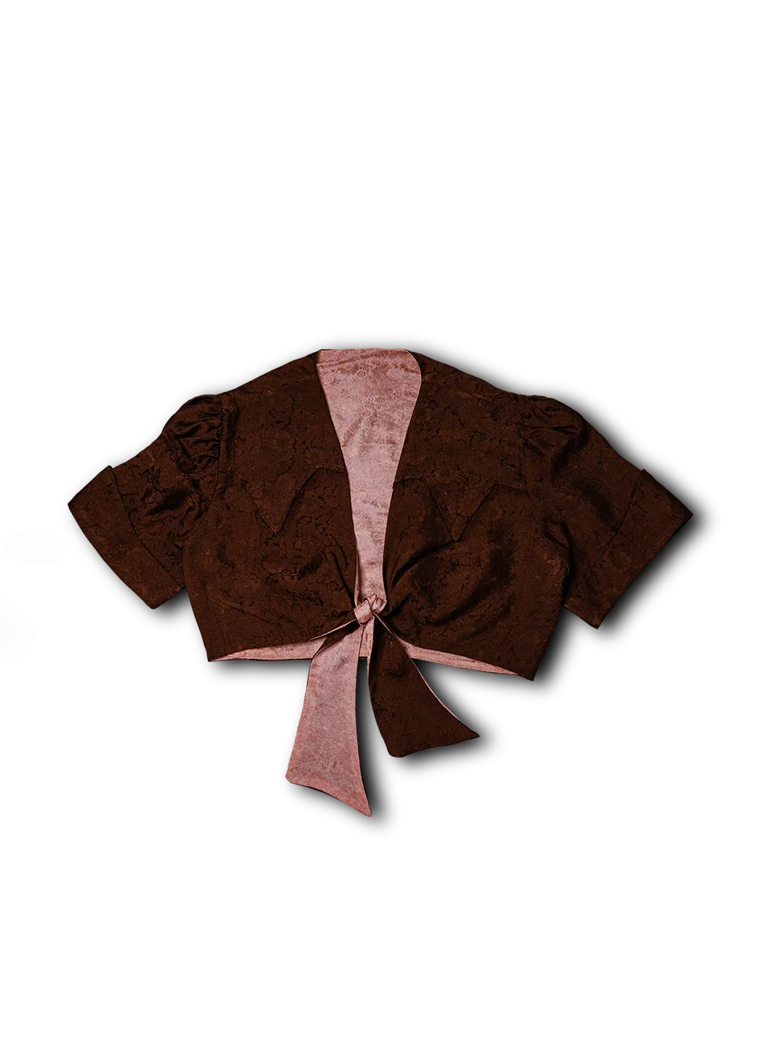 Texas Silk Tie Top in Sunset