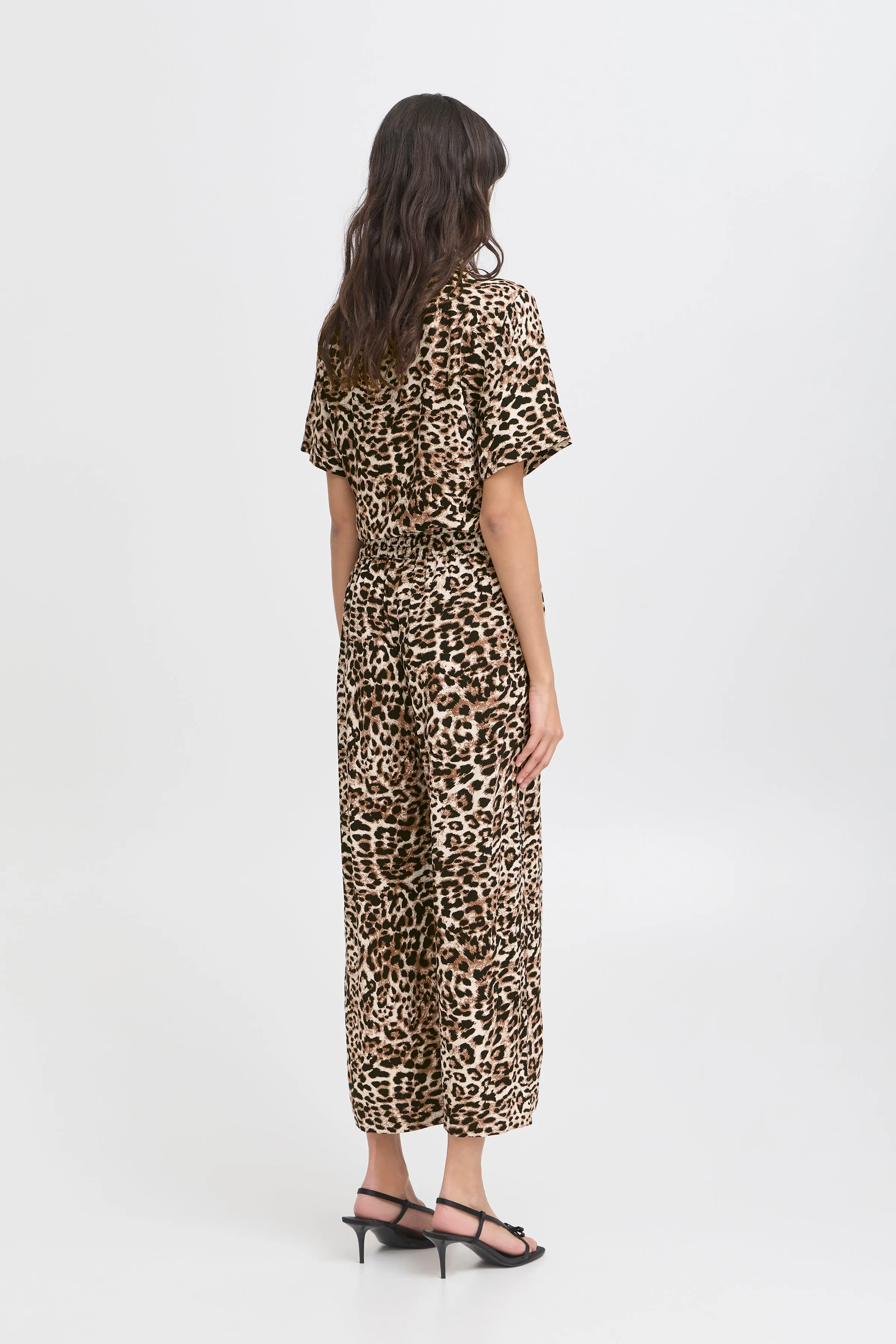 The Joella Cropped Trousers | Leopard