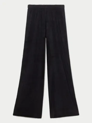 The Lito Low Rise Flare Pants in Terry