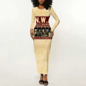 The World's Most Dangerous Group Long Sleeve Bodycon Dress DT02