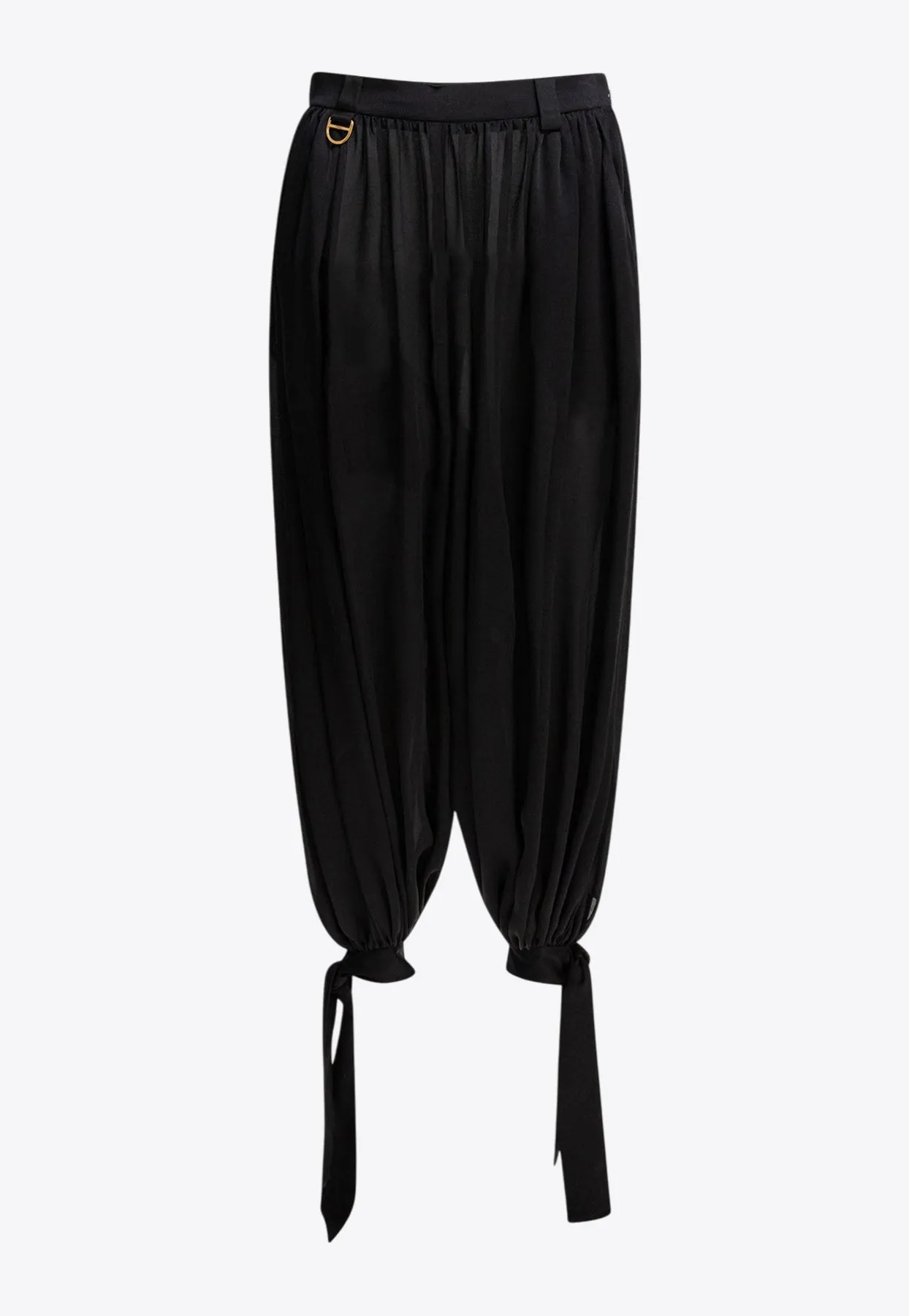 Tied Silk Pants