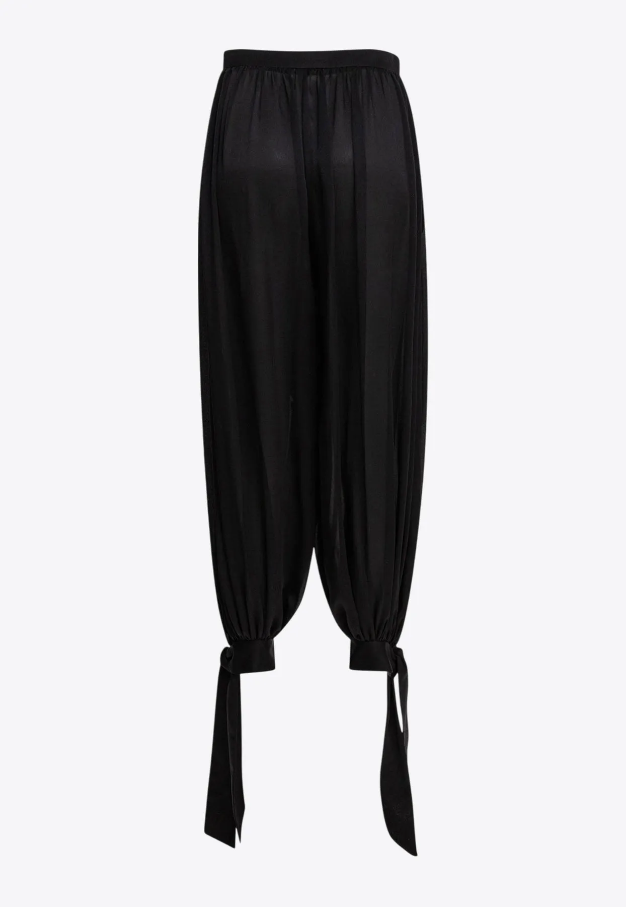 Tied Silk Pants