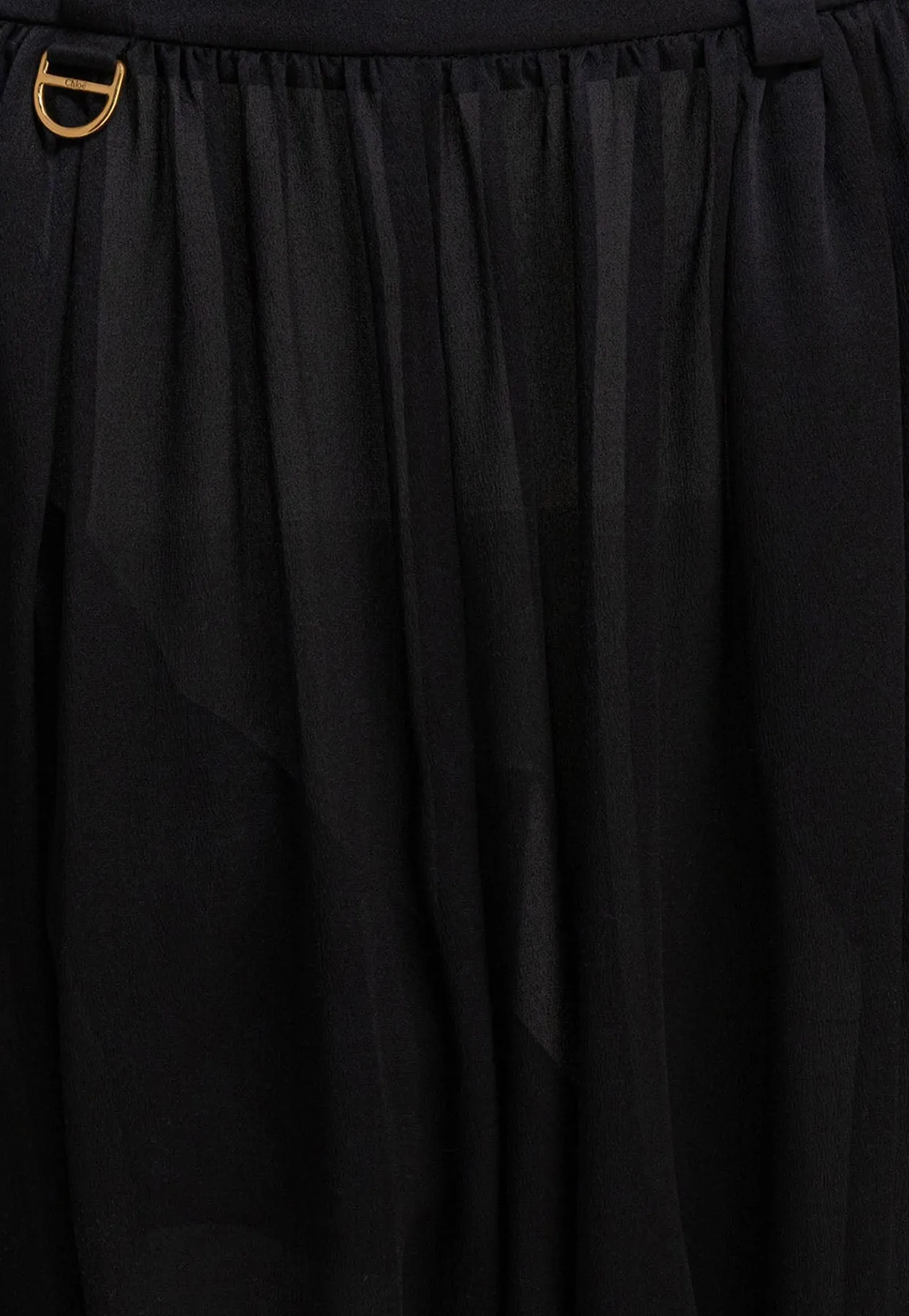 Tied Silk Pants