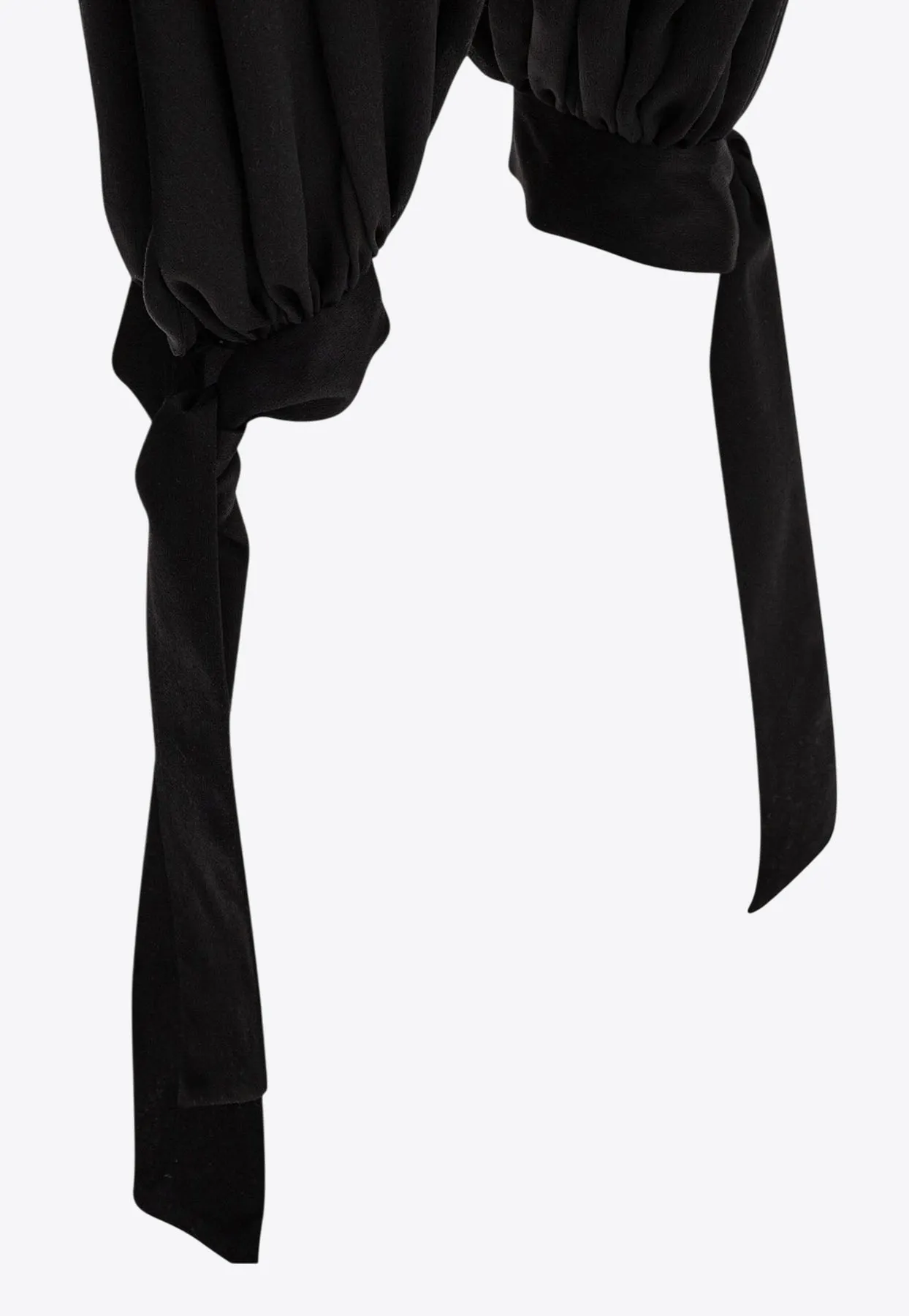 Tied Silk Pants