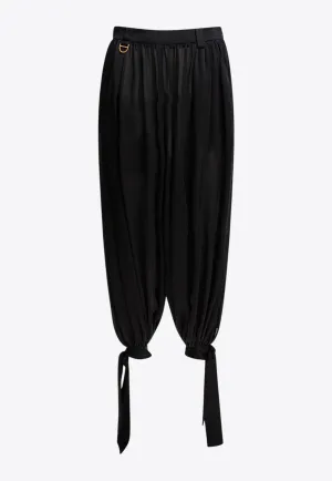 Tied Silk Pants