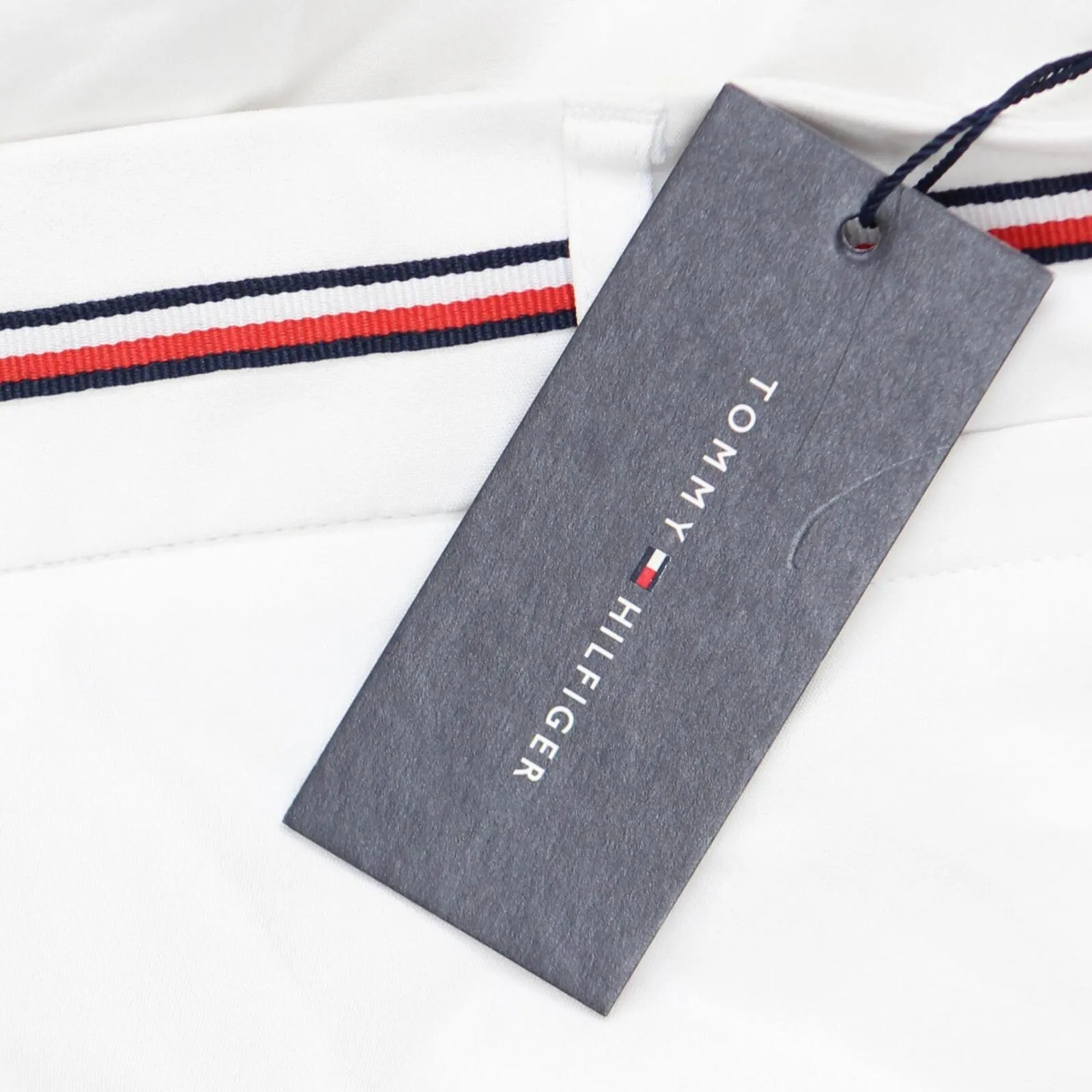 Tommy Hilfiger Womens Ribbon-Trim Ankle Pants T9AKD323 White 12