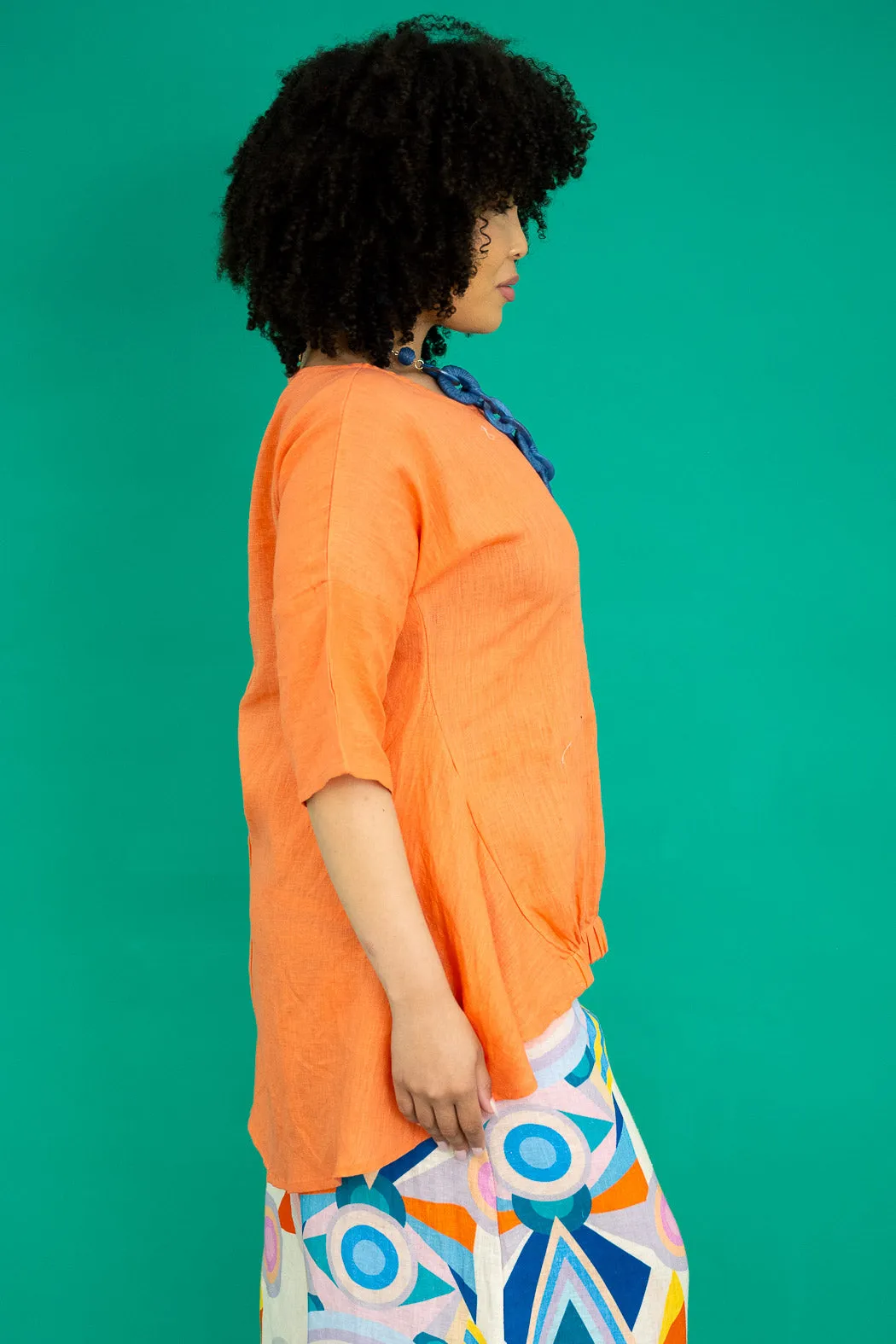 Toorak Peplum Top | Melon