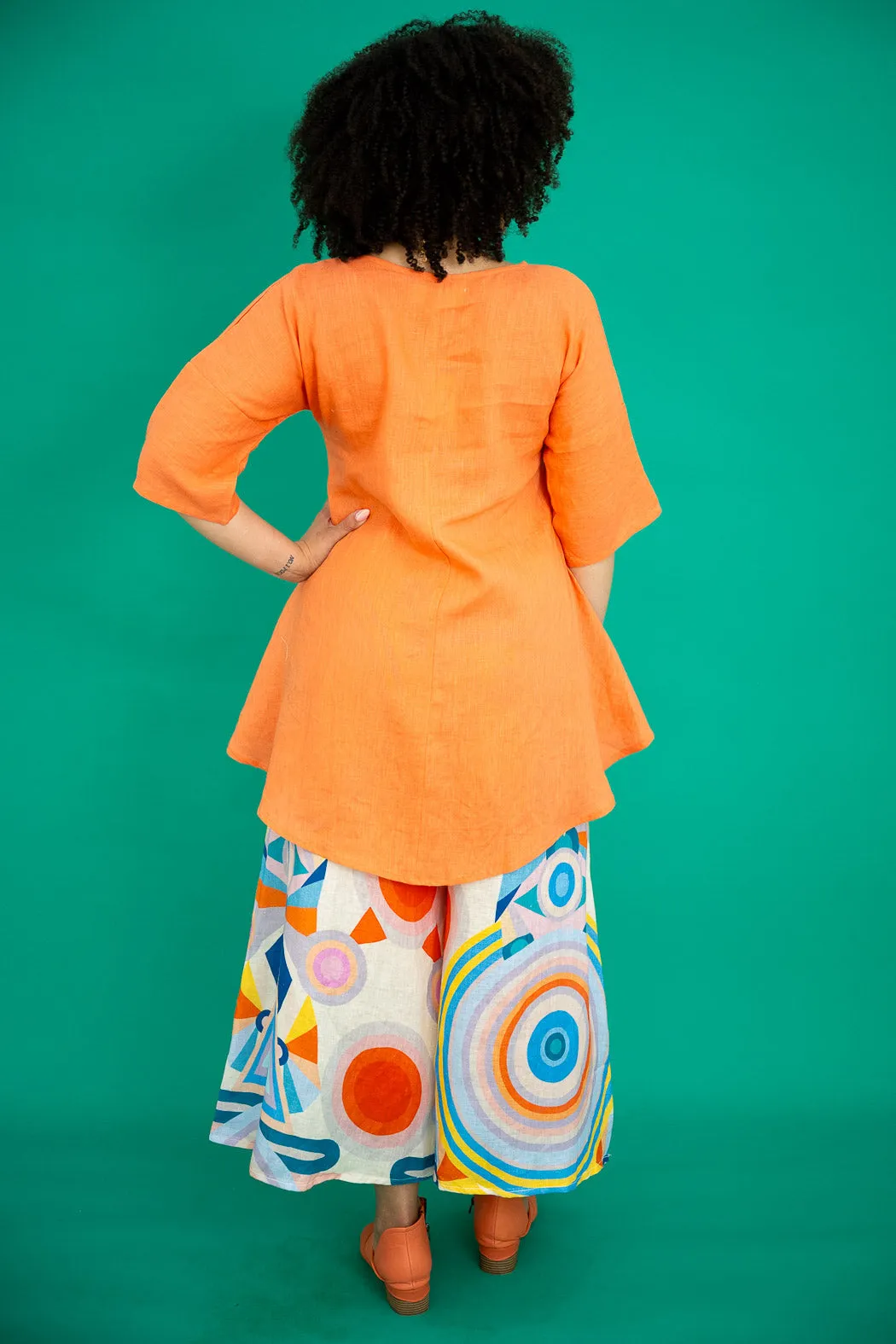 Toorak Peplum Top | Melon