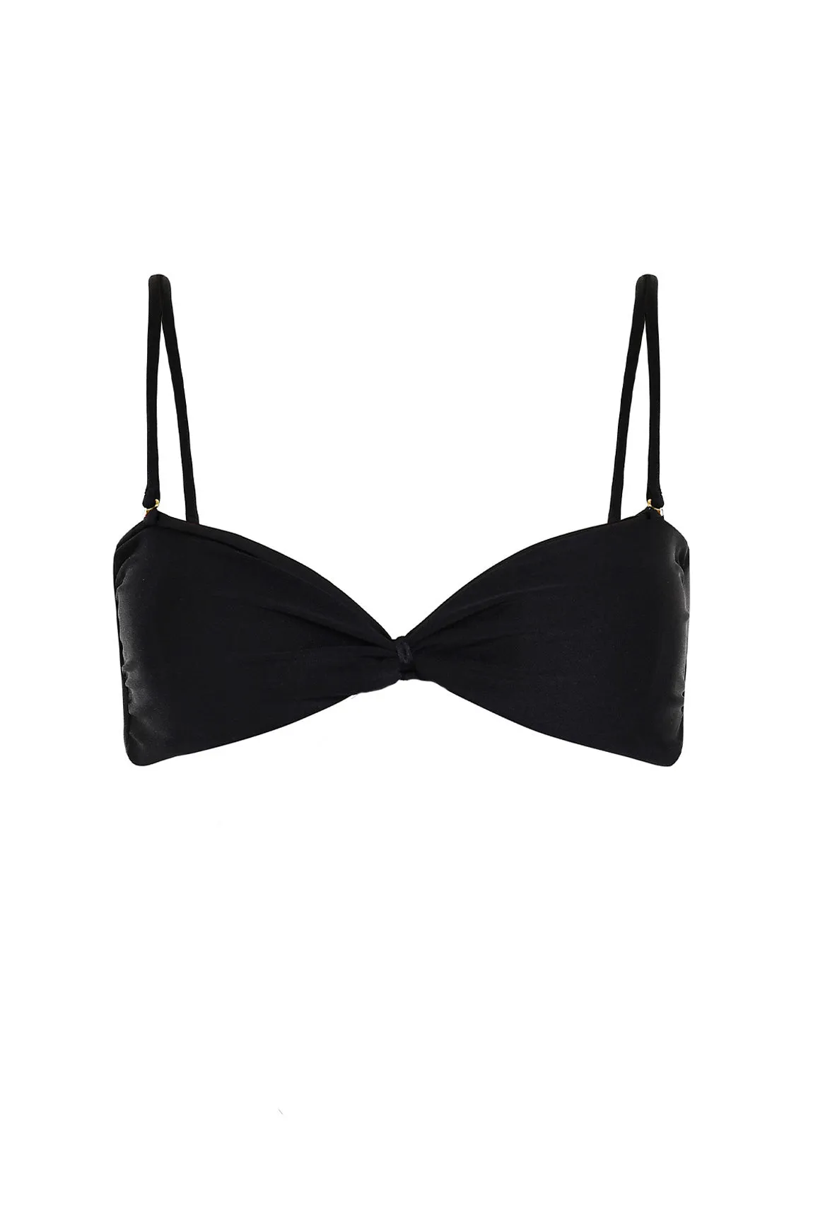 Top The Mini Draped Black