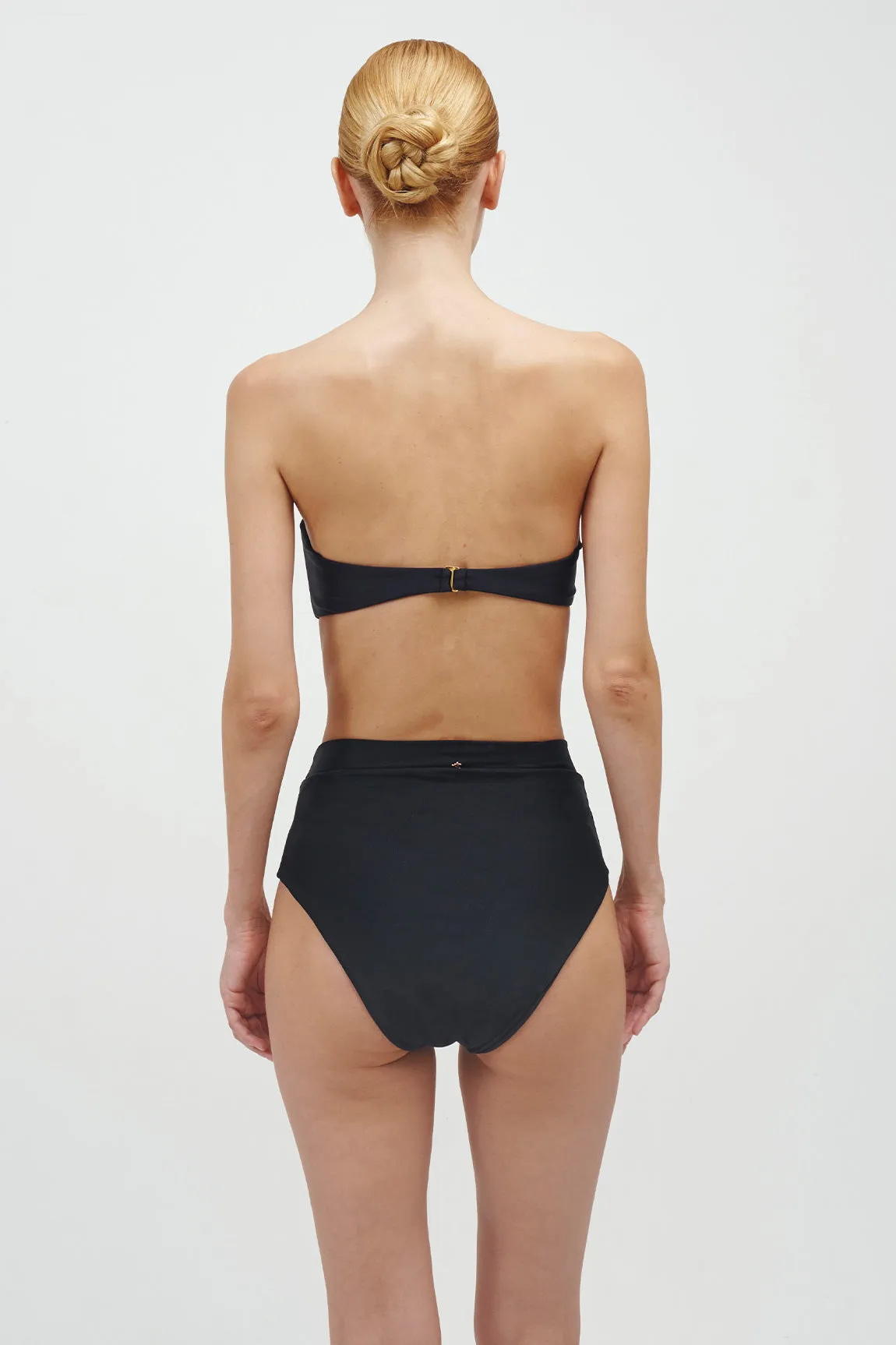 Top The Mini Draped Black