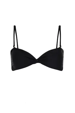 Top The Mini Draped Black