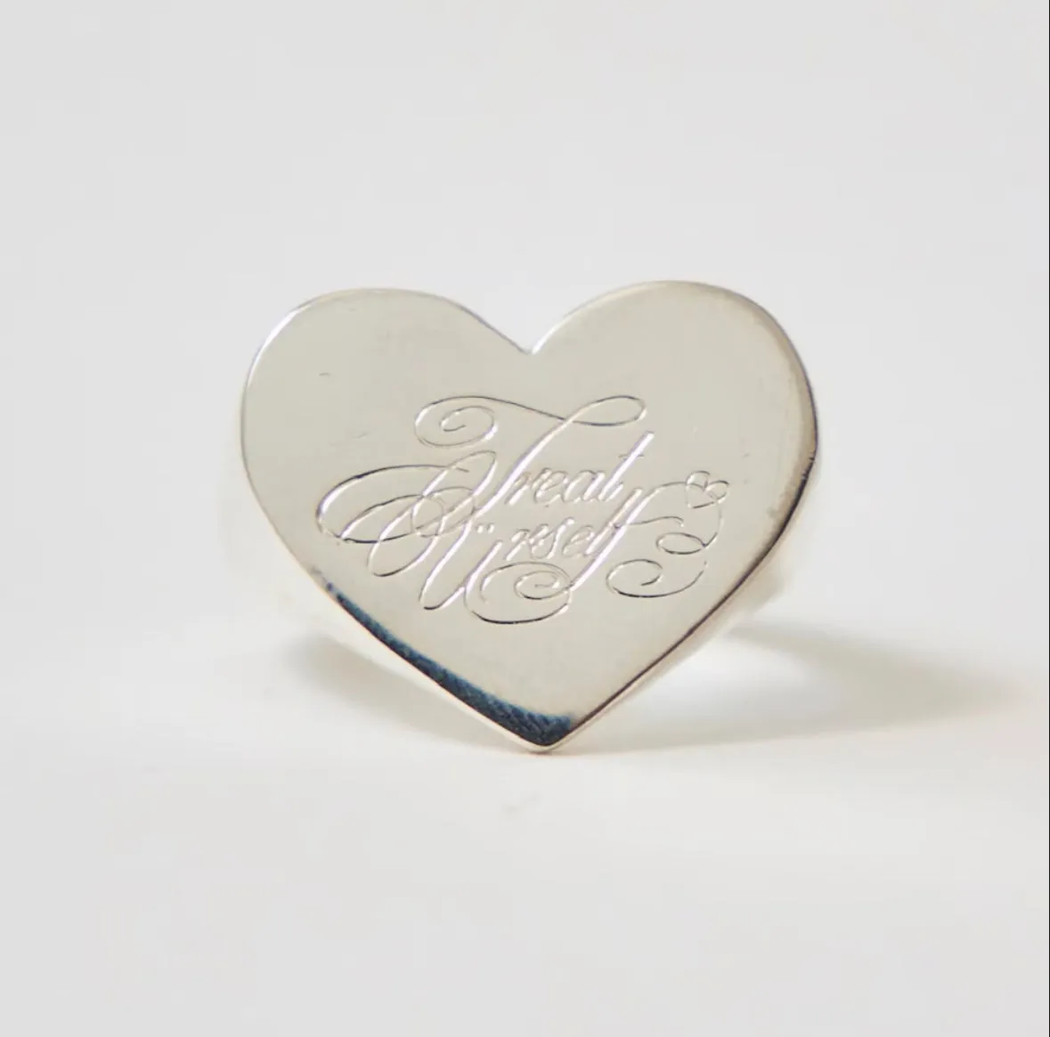 Treat Ürself Heart Ring [2colours]