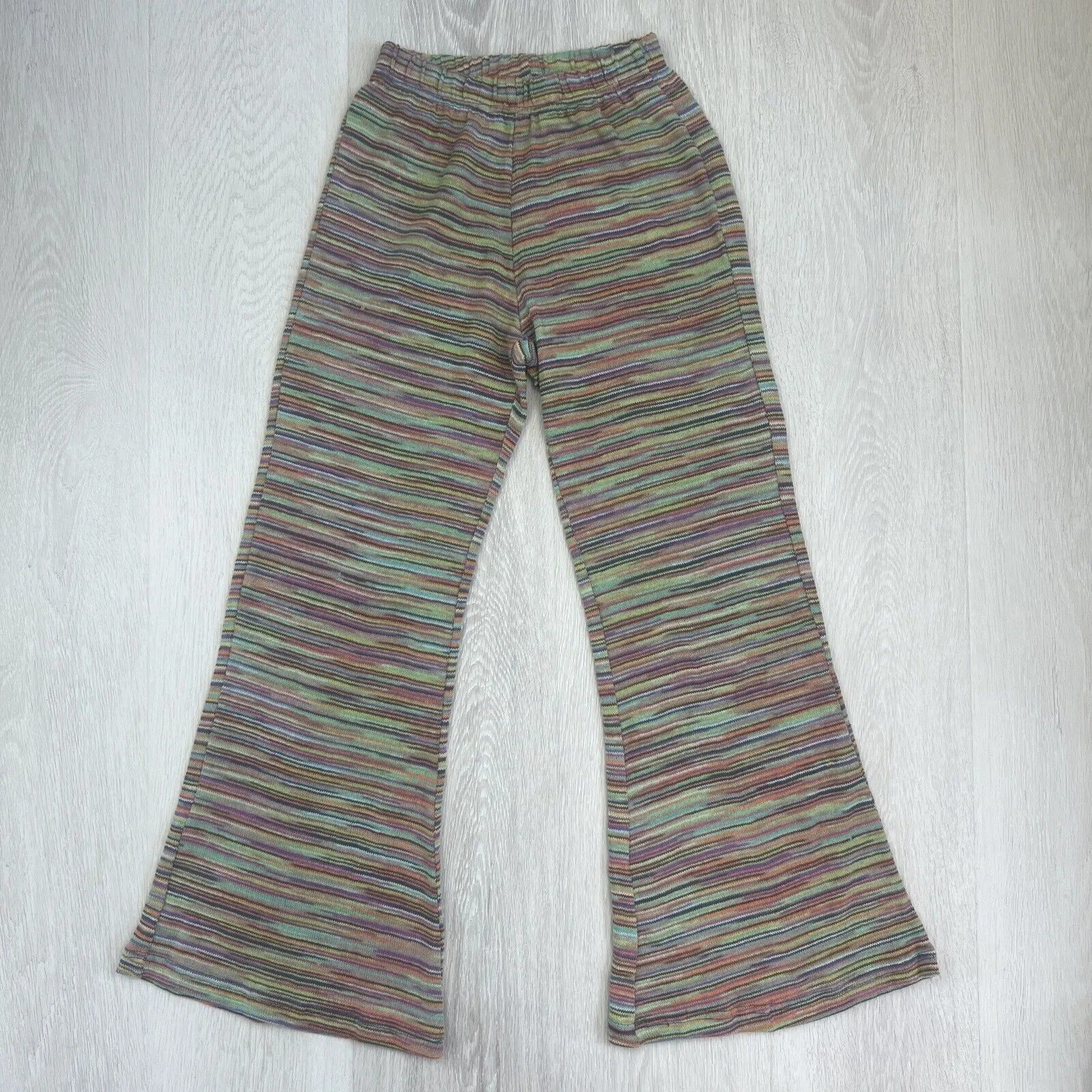 Tree If Life Womens Knitted Flared Pants Size Small