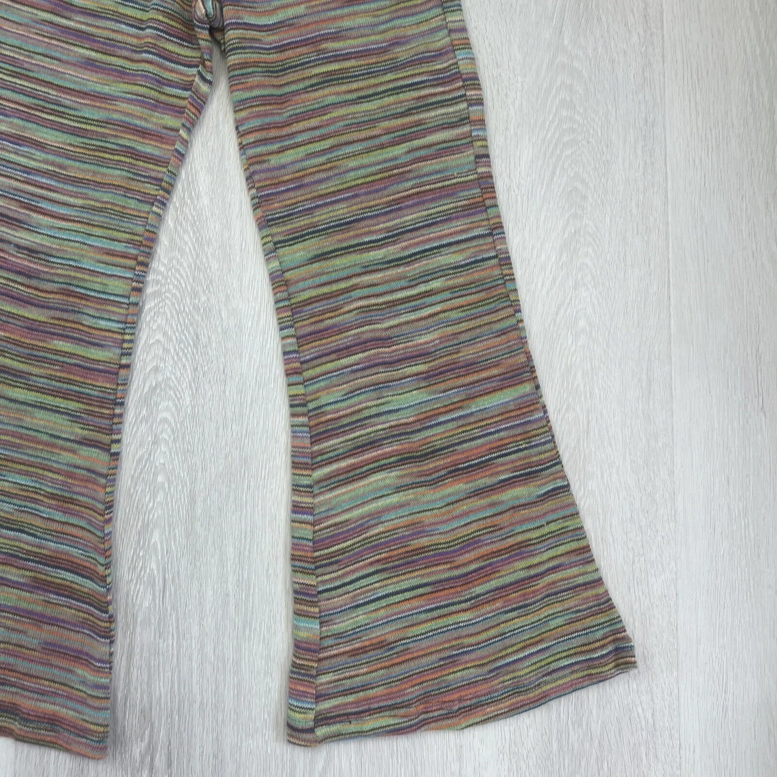 Tree If Life Womens Knitted Flared Pants Size Small