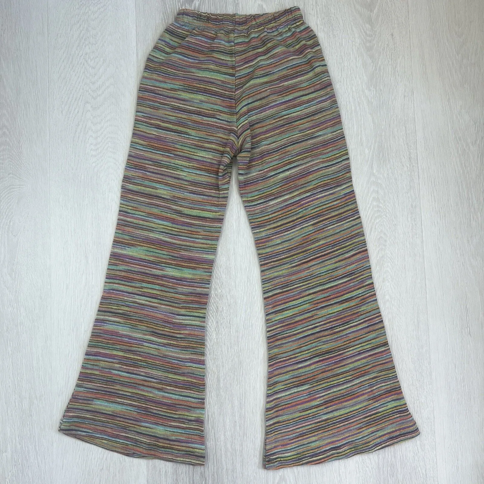 Tree If Life Womens Knitted Flared Pants Size Small