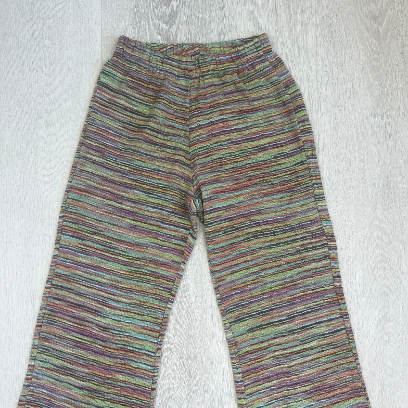 Tree If Life Womens Knitted Flared Pants Size Small