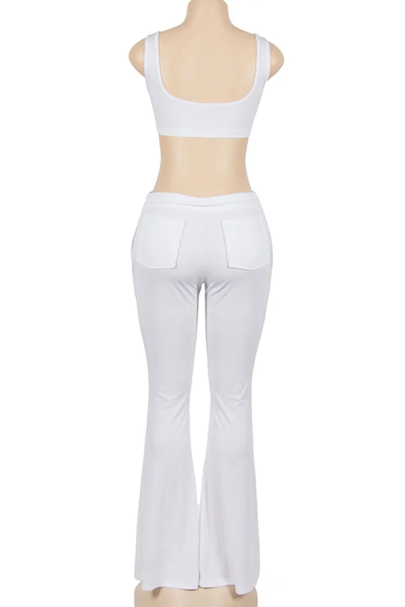UI740 Midriff Tank Top and Pants Set