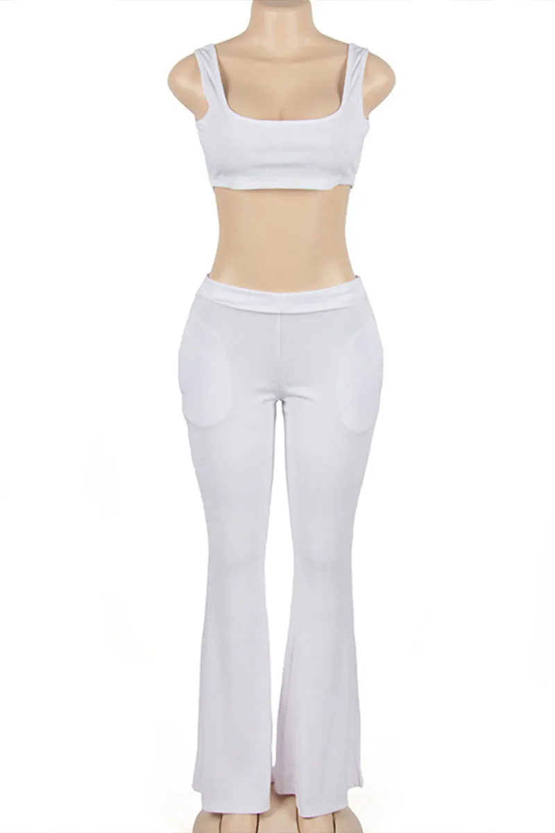UI740 Midriff Tank Top and Pants Set