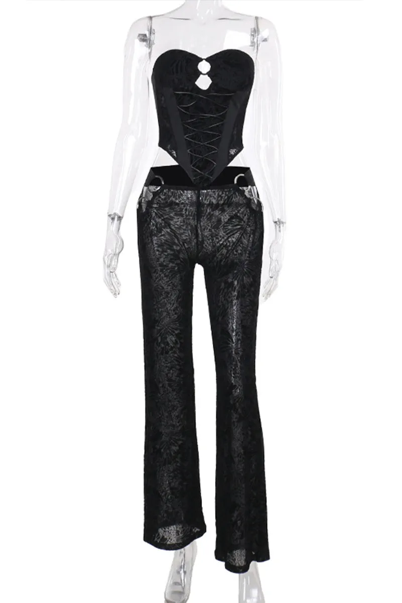 UR3155 Bustier and Leggings Set Pant