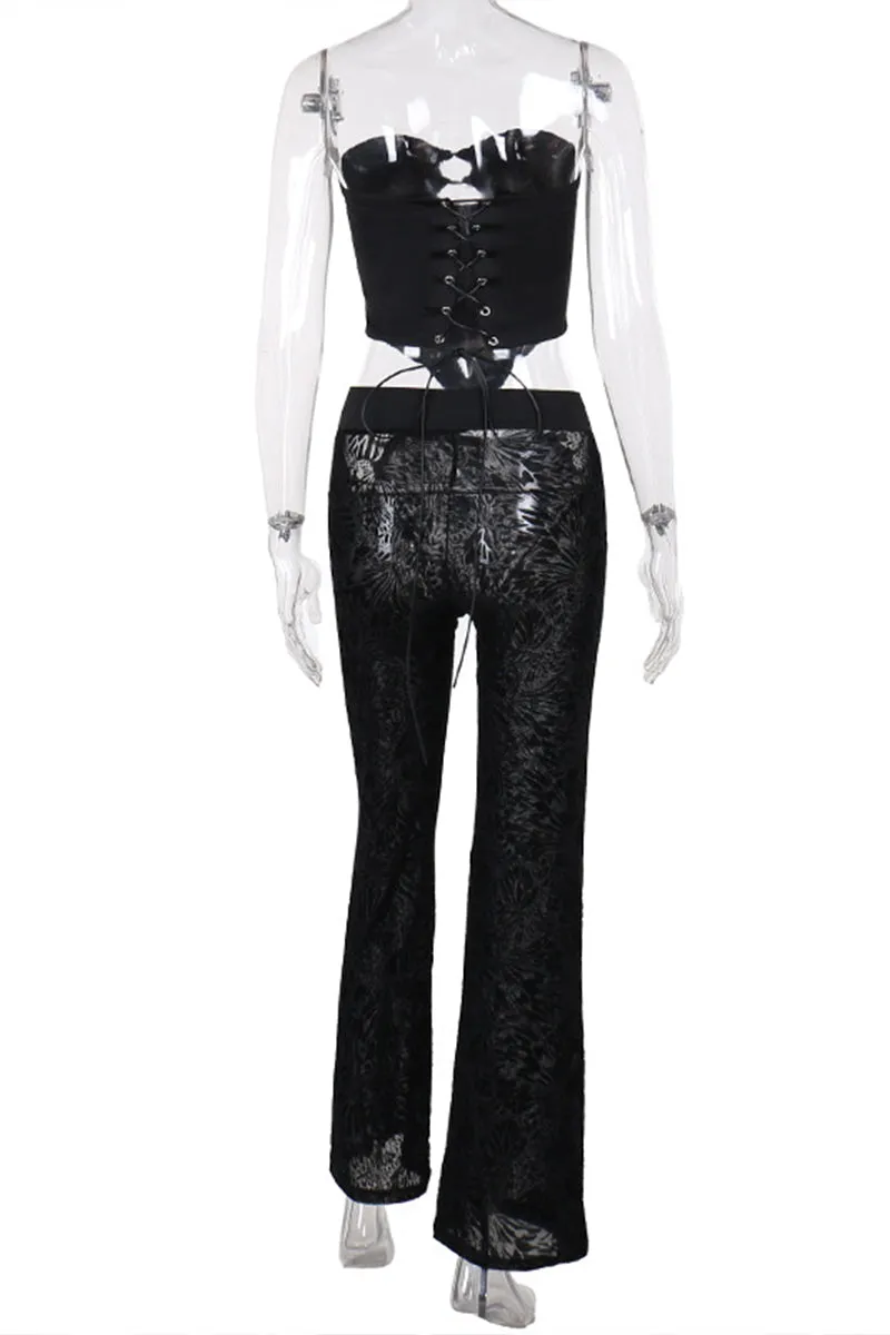 UR3155 Bustier and Leggings Set Pant