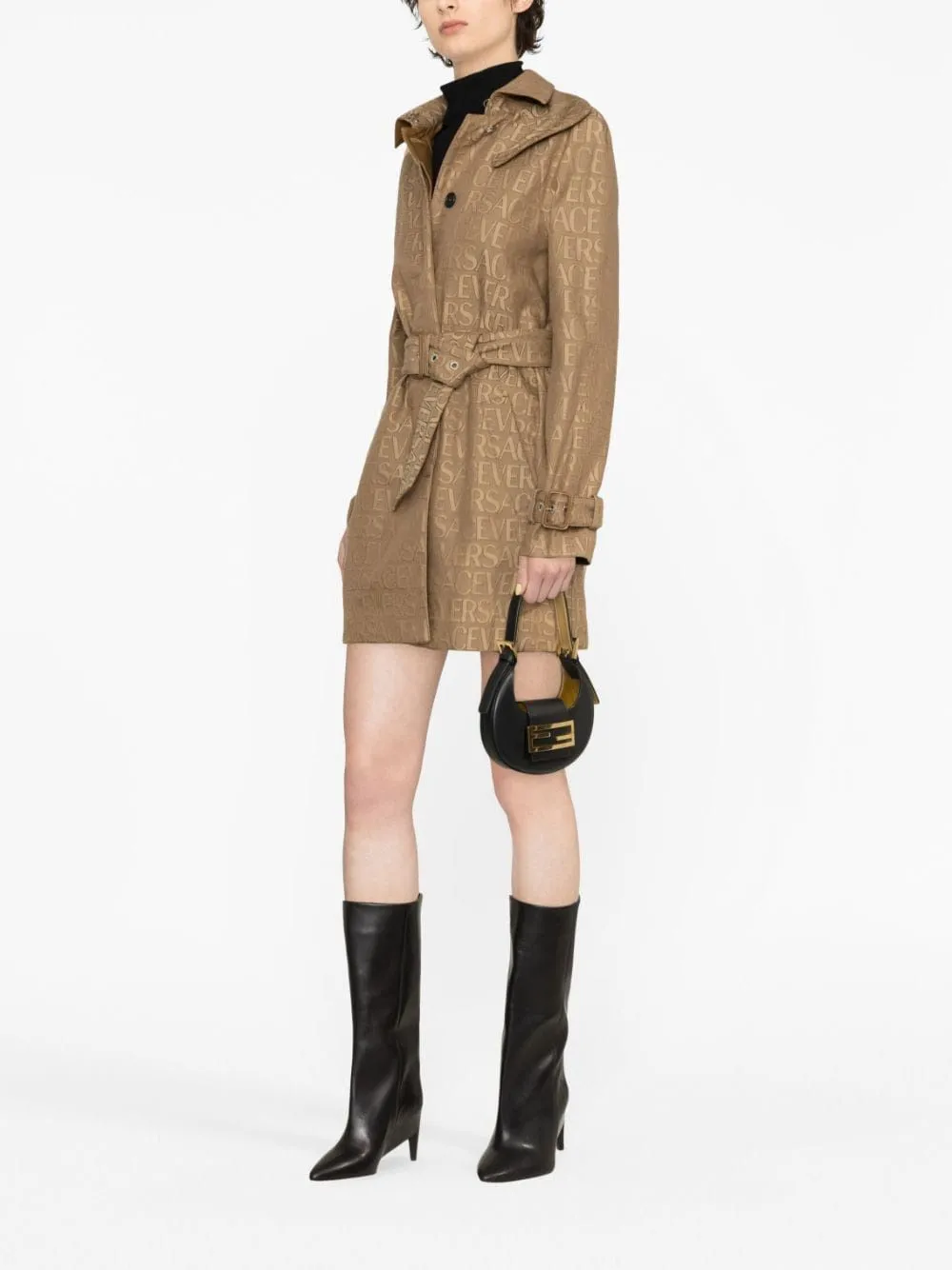 VERSACE Chic Outerwear Trench for Women