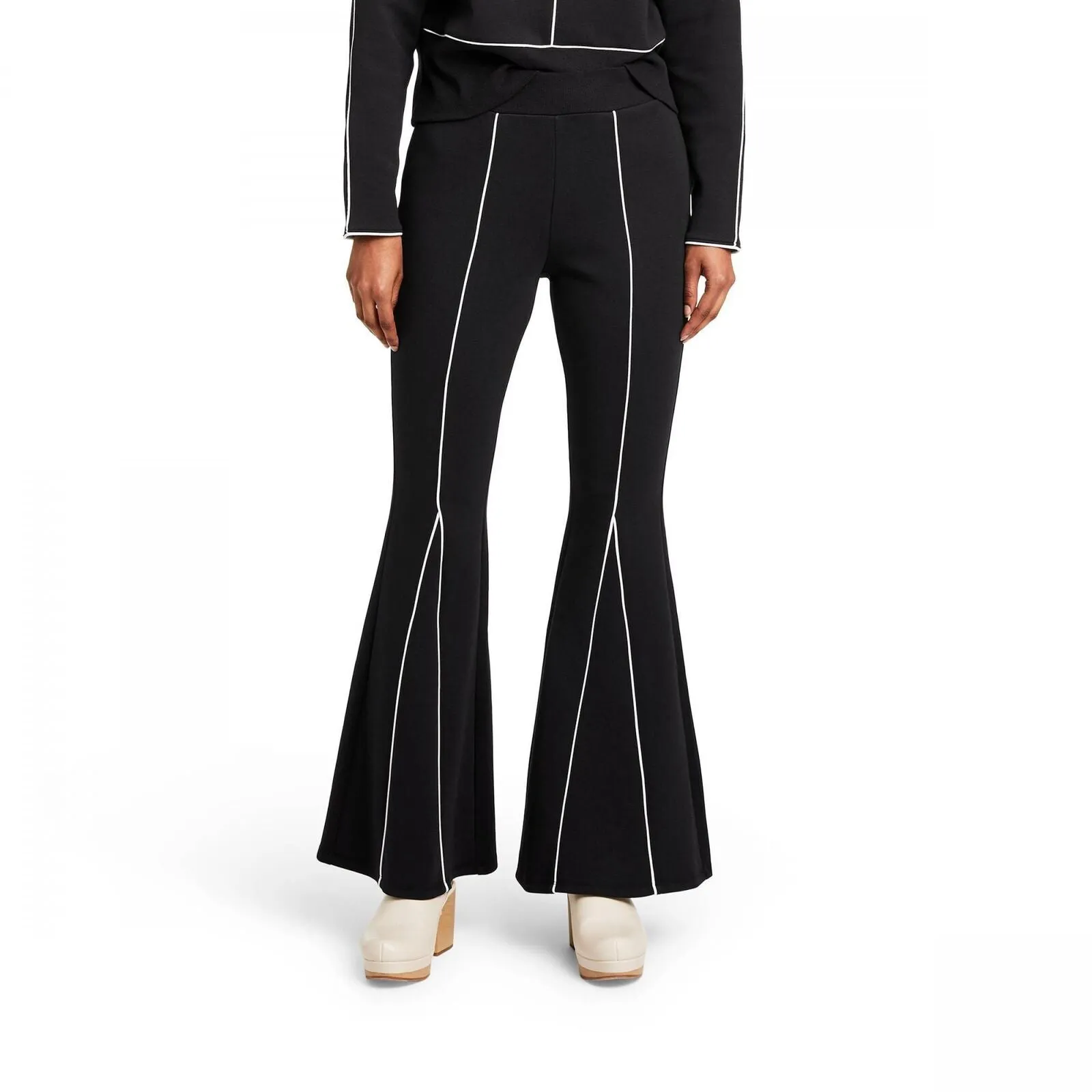 Victor Glemaud For TRGT Women's High-Rise Flare Sweatpants