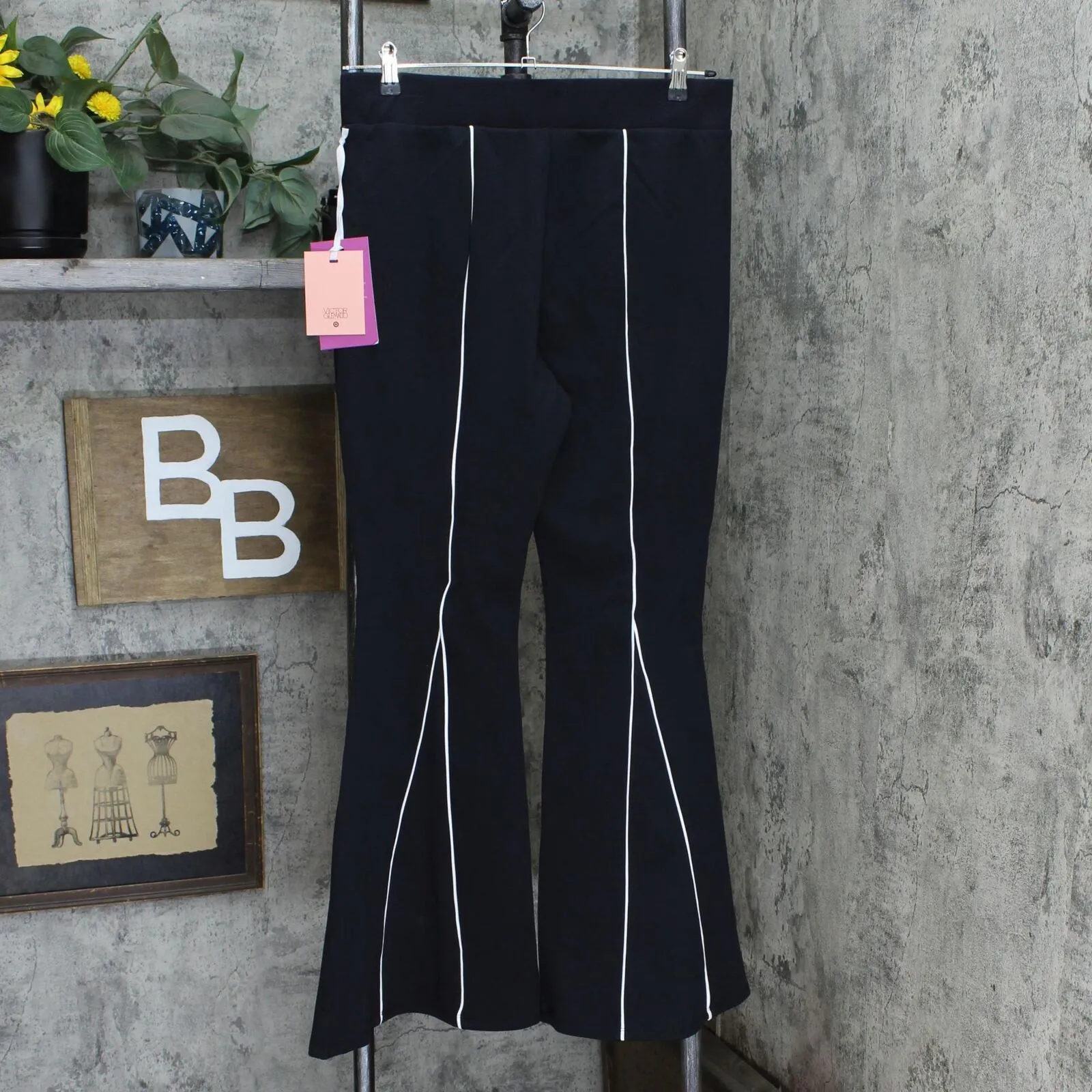 Victor Glemaud For TRGT Women's High-Rise Flare Sweatpants