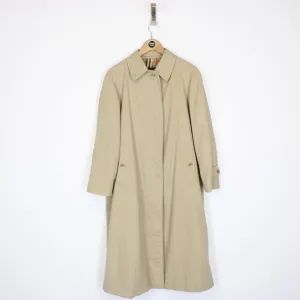 Vintage 90s Burberry Trench Coat Medium