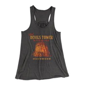 Visit Devils Tower Women's Flowey Tank Top