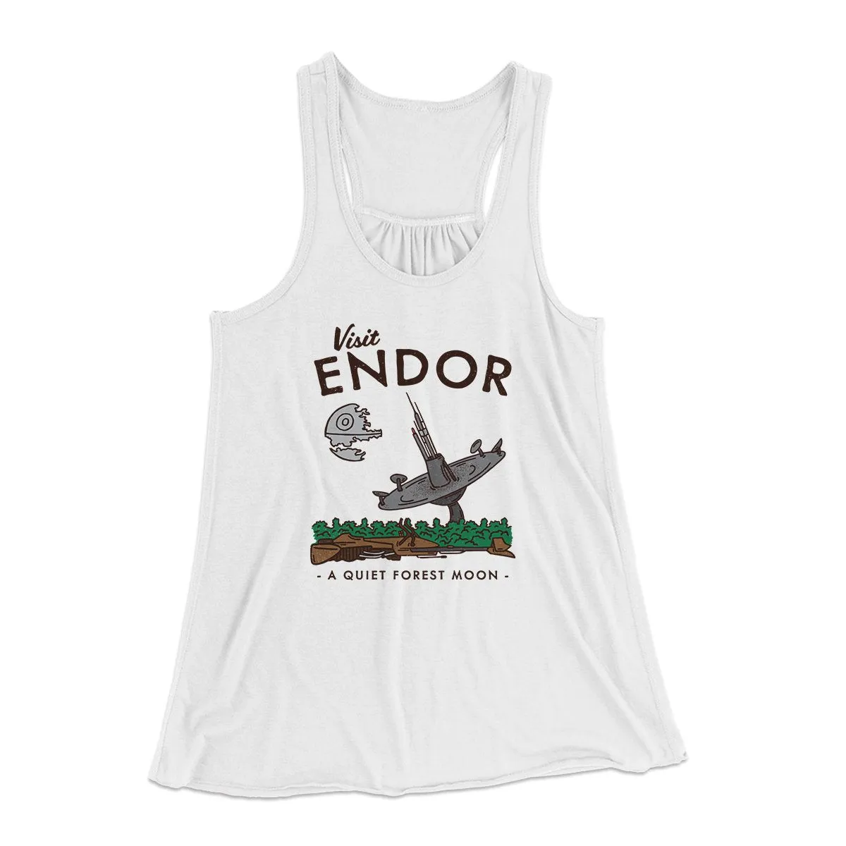 Visit Endor Women's Flowey Tank Top