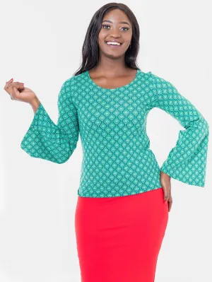 Vivo Trumpet Sleeve Tunic Top (Special Offer)