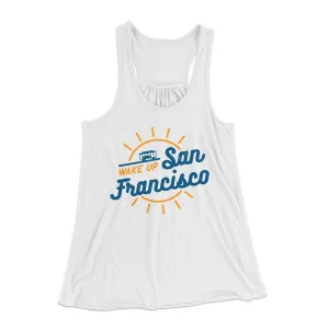 Wake Up San Francisco Women's Flowey Tank Top