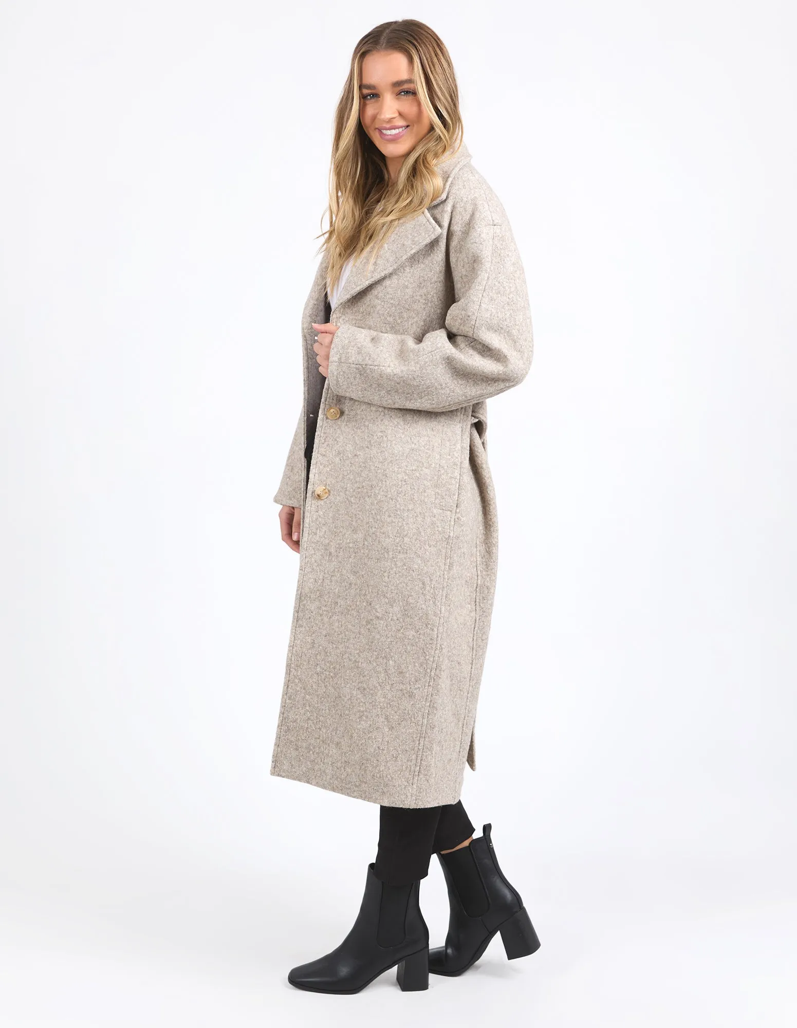 WHISTLER COAT || OATMEAL