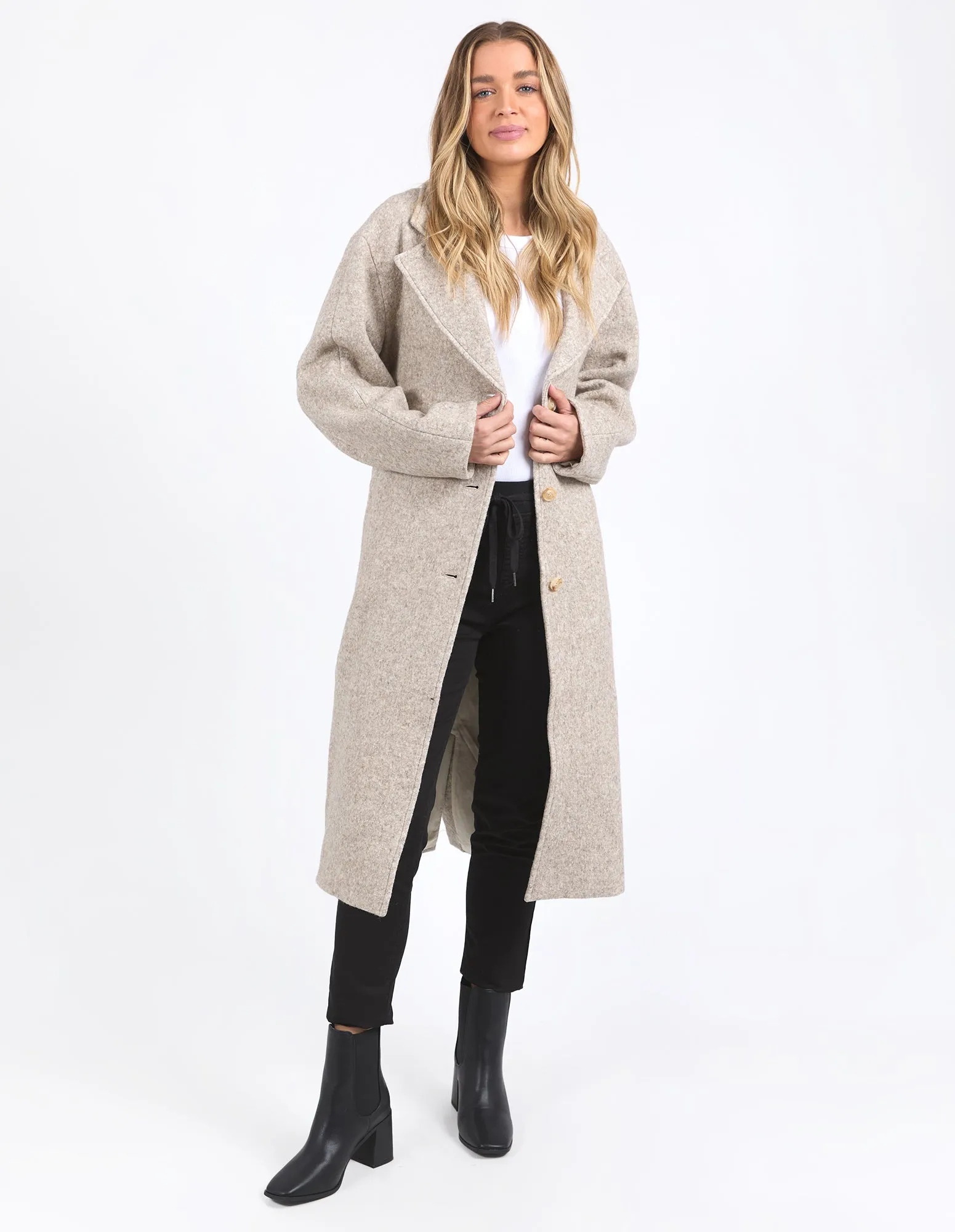 WHISTLER COAT || OATMEAL