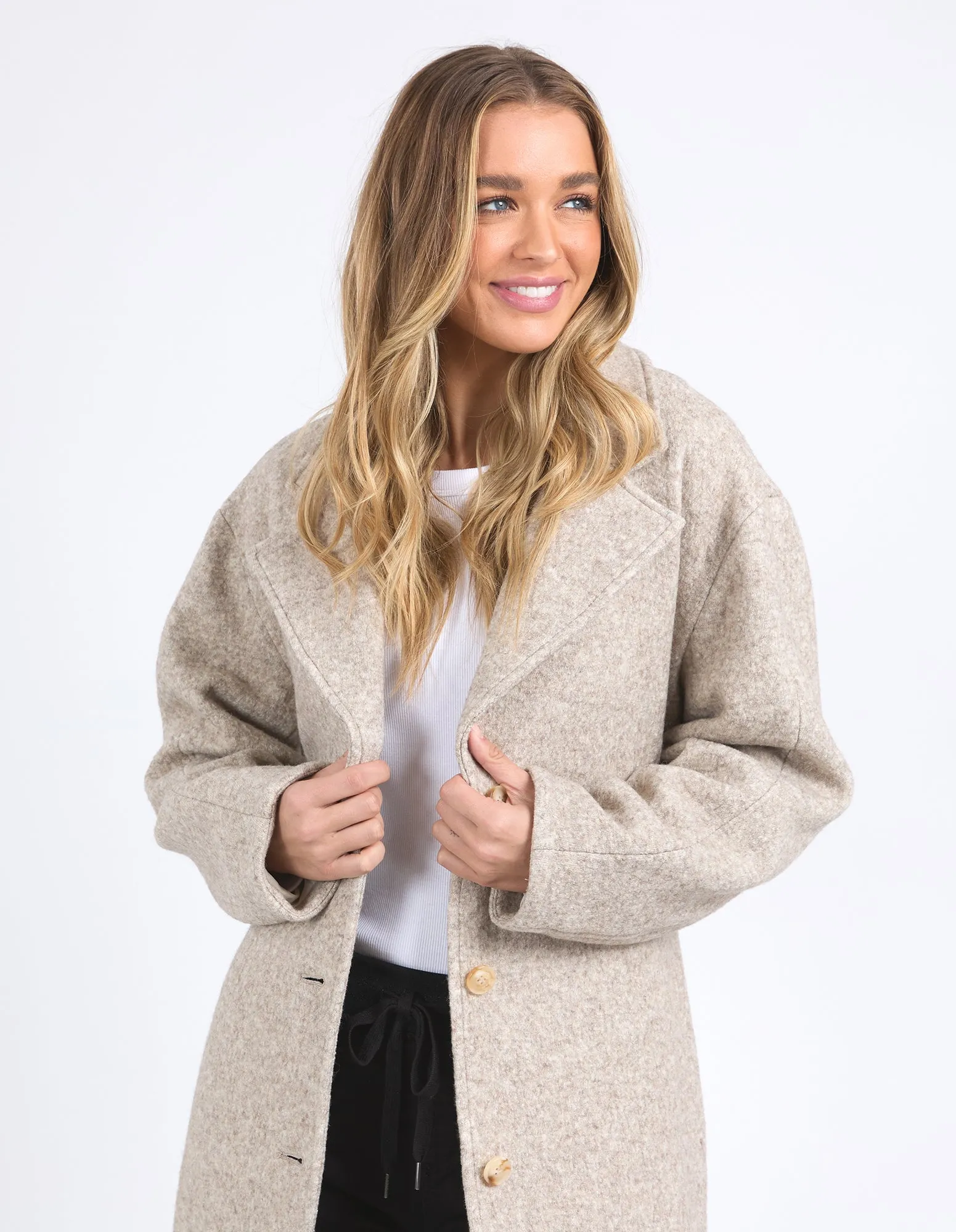 WHISTLER COAT || OATMEAL