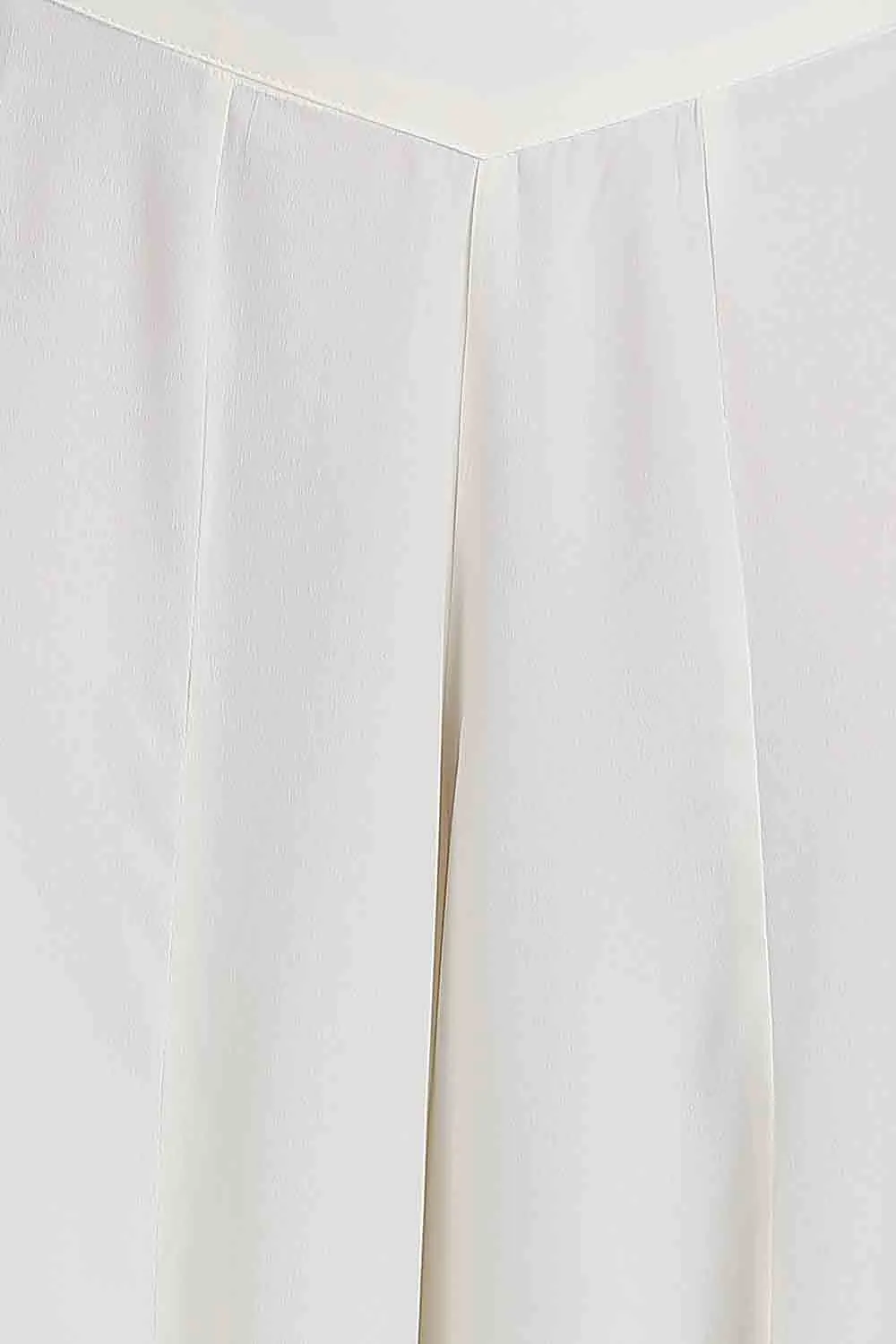 White Flared Palazzo